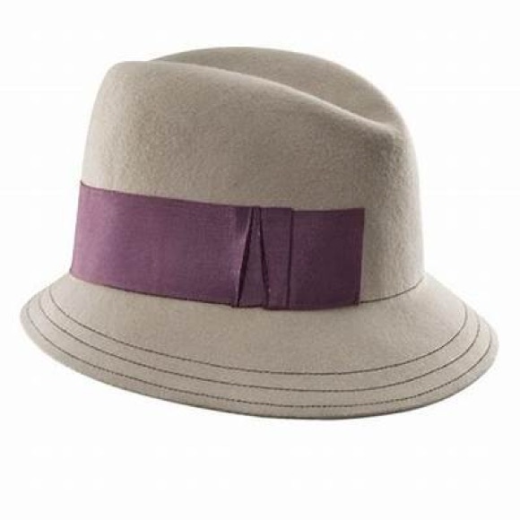 Albertus Swanepoel for Target Accessories - Albertus Swanepoel for Target Hat Fedora Pink Purple Ribbon Women One Size